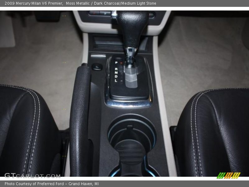 Moss Metallic / Dark Charcoal/Medium Light Stone 2009 Mercury Milan V6 Premier