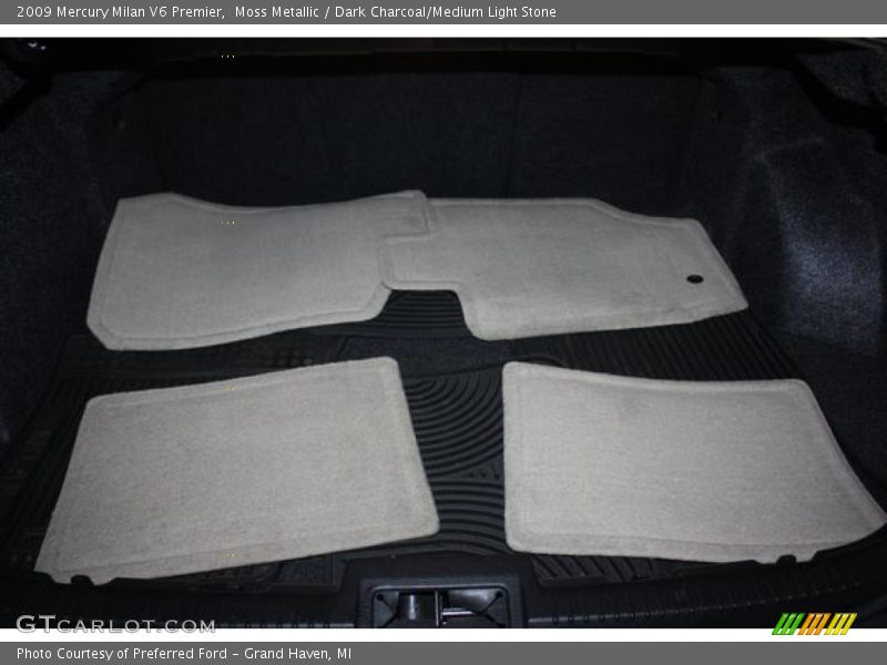 Moss Metallic / Dark Charcoal/Medium Light Stone 2009 Mercury Milan V6 Premier