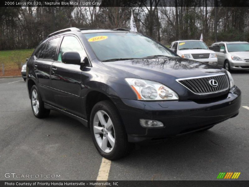 Neptune Blue Mica / Light Gray 2006 Lexus RX 330