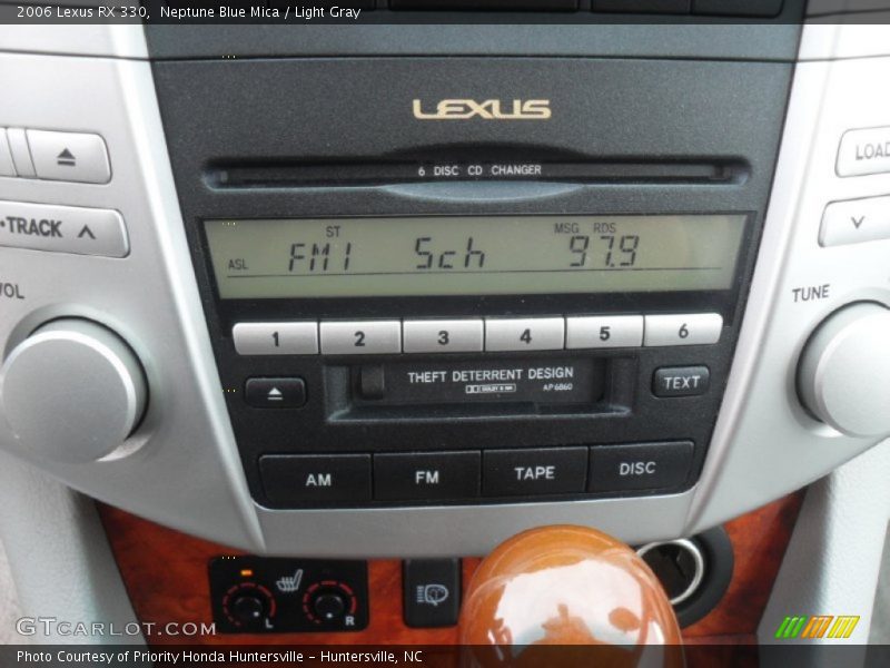Neptune Blue Mica / Light Gray 2006 Lexus RX 330