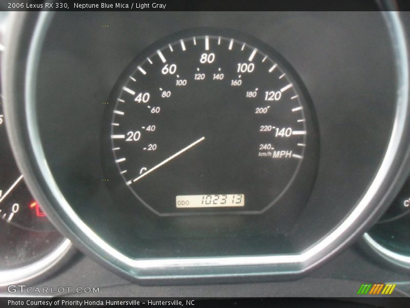 Neptune Blue Mica / Light Gray 2006 Lexus RX 330