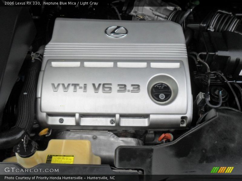Neptune Blue Mica / Light Gray 2006 Lexus RX 330