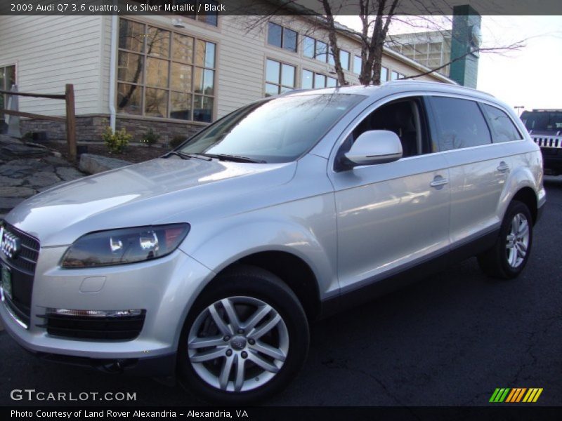 Ice Silver Metallic / Black 2009 Audi Q7 3.6 quattro