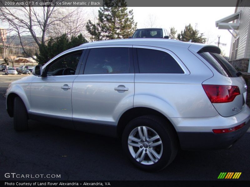 Ice Silver Metallic / Black 2009 Audi Q7 3.6 quattro