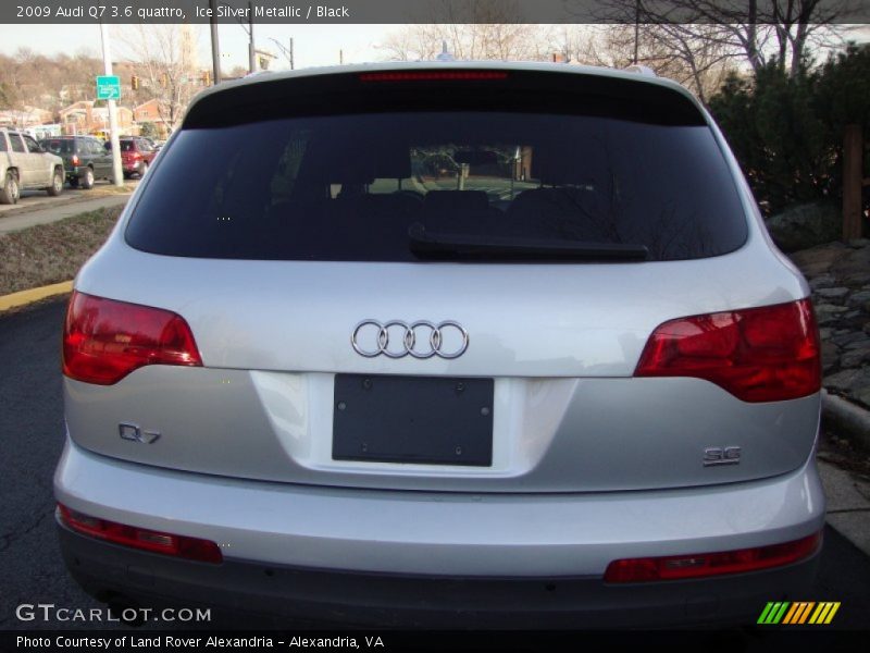 Ice Silver Metallic / Black 2009 Audi Q7 3.6 quattro