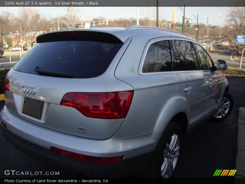 Ice Silver Metallic / Black 2009 Audi Q7 3.6 quattro
