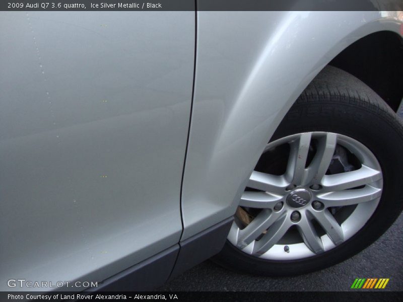 Ice Silver Metallic / Black 2009 Audi Q7 3.6 quattro