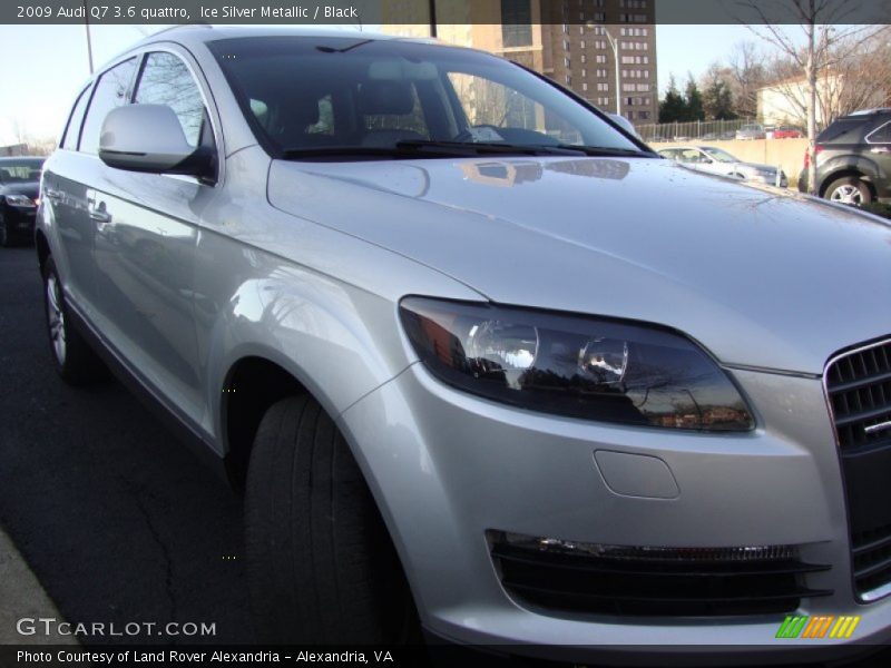 Ice Silver Metallic / Black 2009 Audi Q7 3.6 quattro