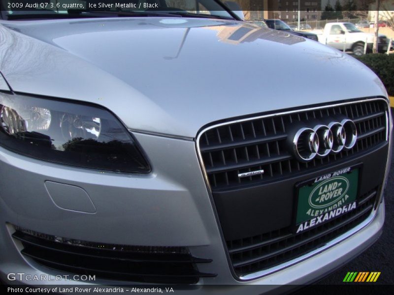 Ice Silver Metallic / Black 2009 Audi Q7 3.6 quattro