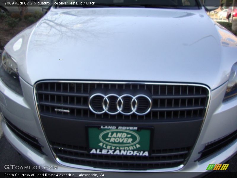 Ice Silver Metallic / Black 2009 Audi Q7 3.6 quattro