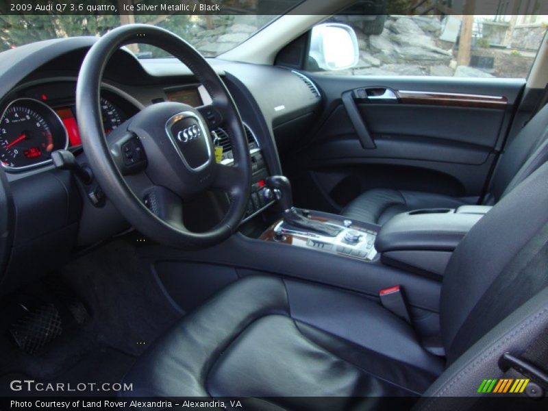 Ice Silver Metallic / Black 2009 Audi Q7 3.6 quattro