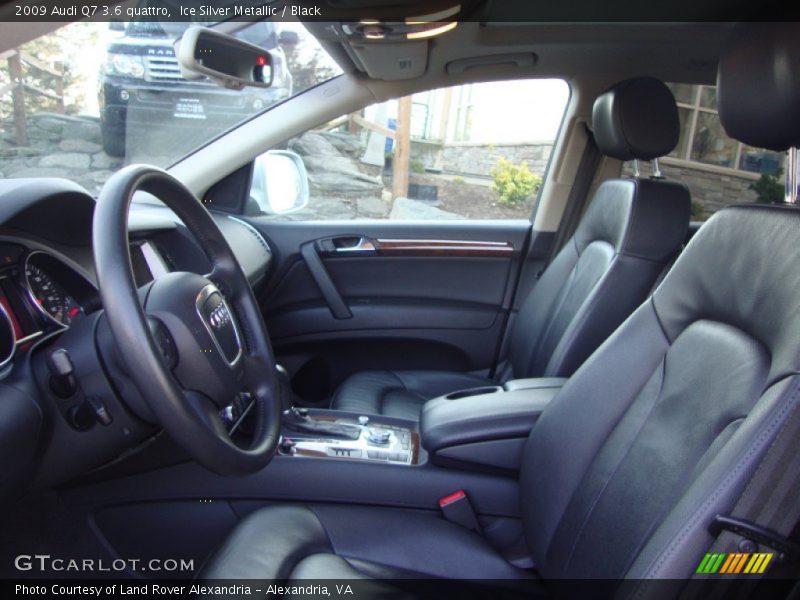 Ice Silver Metallic / Black 2009 Audi Q7 3.6 quattro