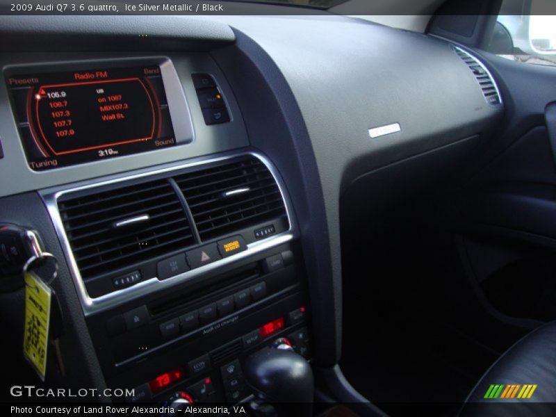 Ice Silver Metallic / Black 2009 Audi Q7 3.6 quattro