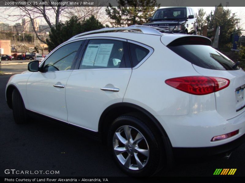 Moonlight White / Wheat 2008 Infiniti EX 35 AWD