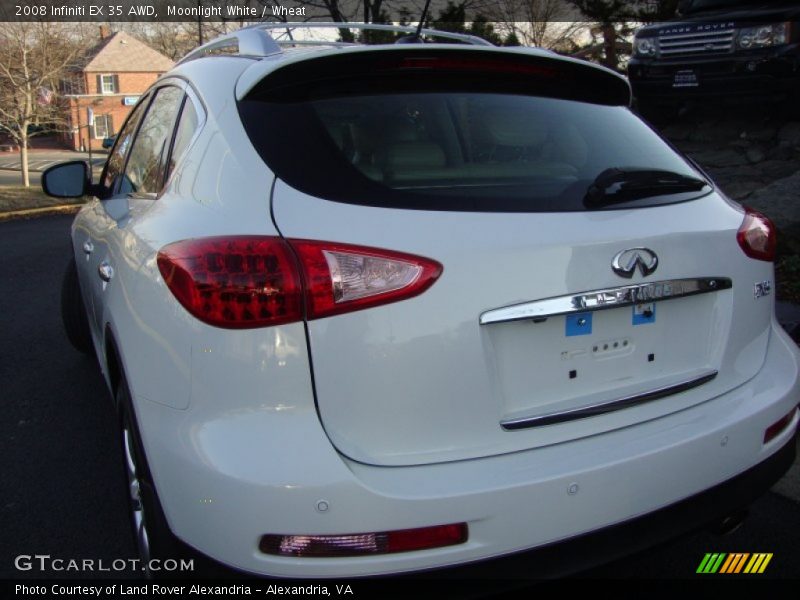 Moonlight White / Wheat 2008 Infiniti EX 35 AWD