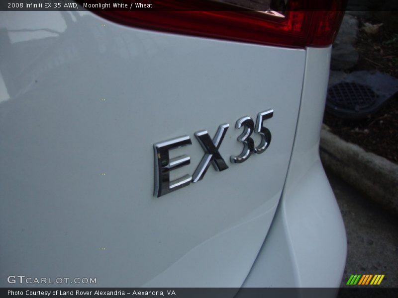 Moonlight White / Wheat 2008 Infiniti EX 35 AWD