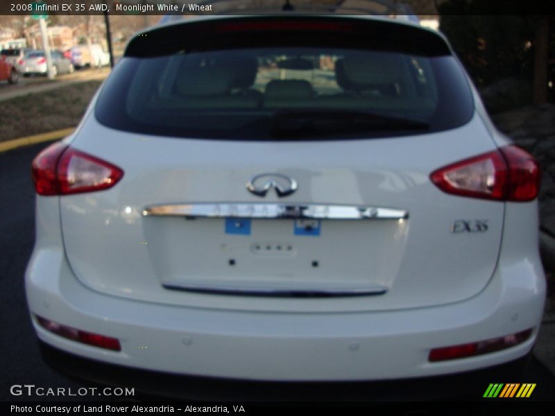 Moonlight White / Wheat 2008 Infiniti EX 35 AWD