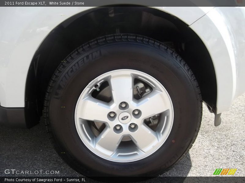 White Suede / Stone 2011 Ford Escape XLT