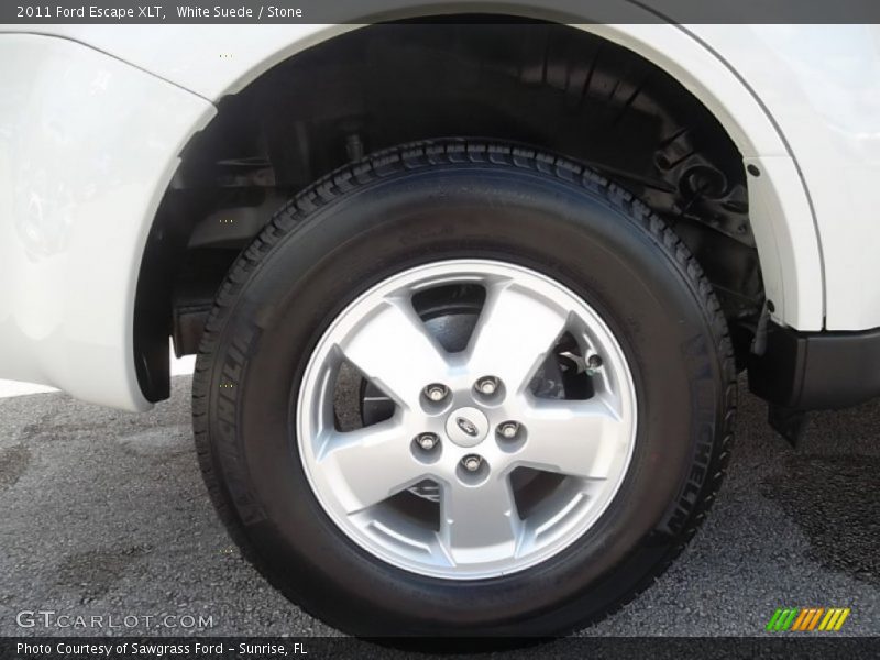 White Suede / Stone 2011 Ford Escape XLT