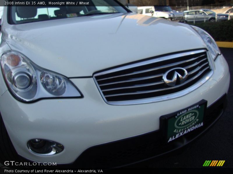 Moonlight White / Wheat 2008 Infiniti EX 35 AWD