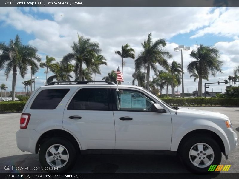 White Suede / Stone 2011 Ford Escape XLT