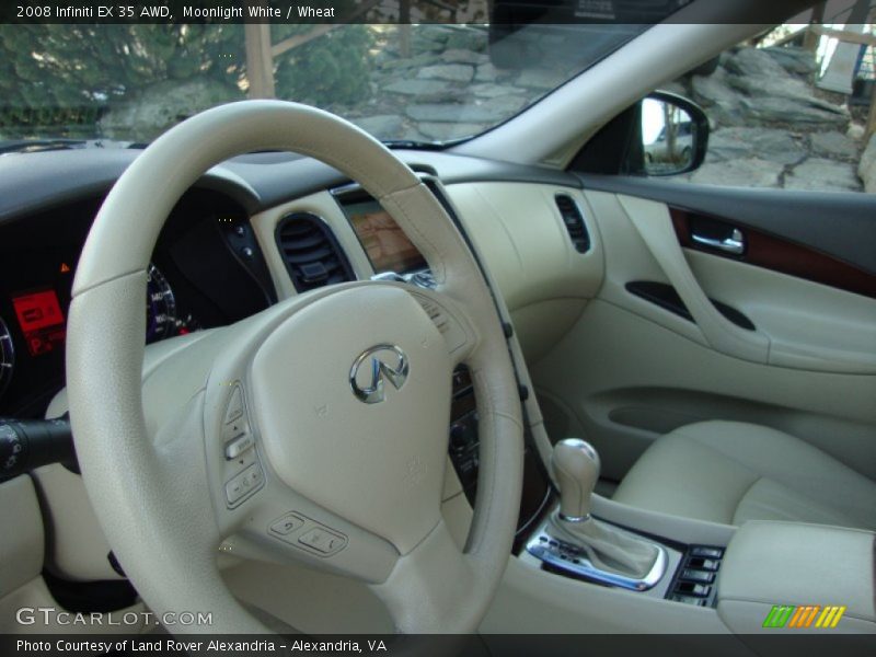 Moonlight White / Wheat 2008 Infiniti EX 35 AWD
