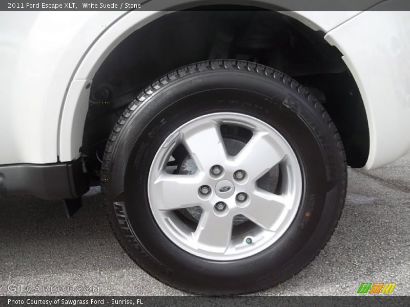 White Suede / Stone 2011 Ford Escape XLT