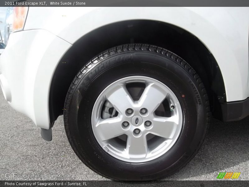 White Suede / Stone 2011 Ford Escape XLT