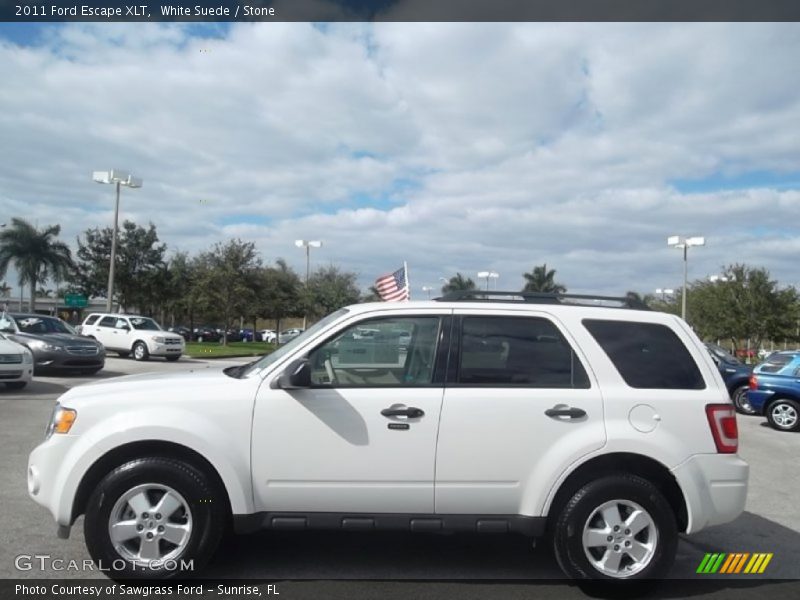 White Suede / Stone 2011 Ford Escape XLT