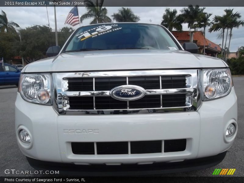 White Suede / Stone 2011 Ford Escape XLT