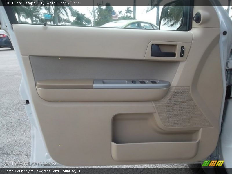 White Suede / Stone 2011 Ford Escape XLT