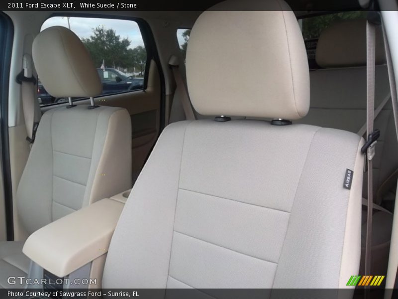White Suede / Stone 2011 Ford Escape XLT