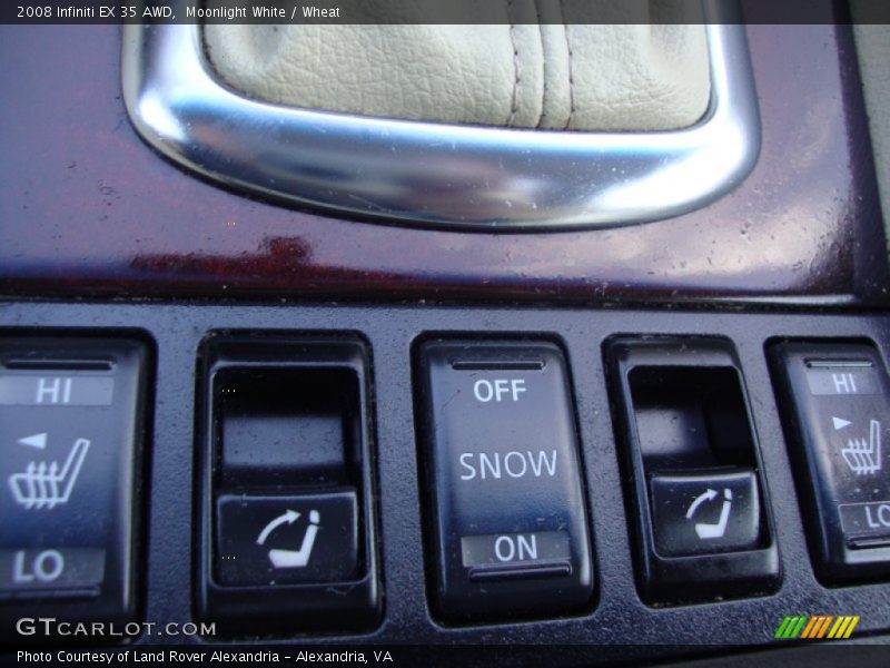 Moonlight White / Wheat 2008 Infiniti EX 35 AWD