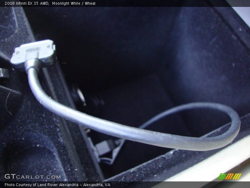 Moonlight White / Wheat 2008 Infiniti EX 35 AWD