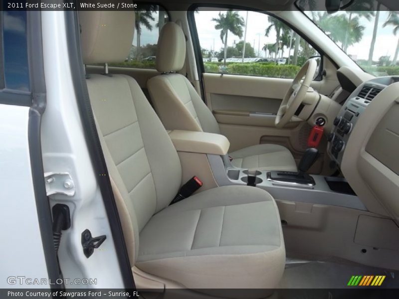 White Suede / Stone 2011 Ford Escape XLT