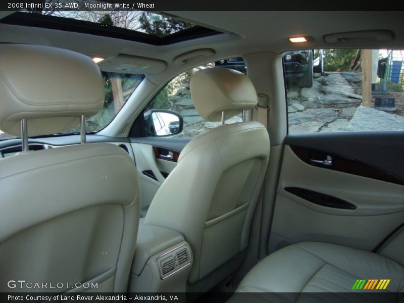Moonlight White / Wheat 2008 Infiniti EX 35 AWD