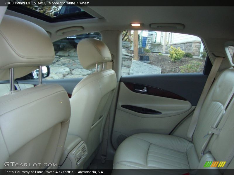 Moonlight White / Wheat 2008 Infiniti EX 35 AWD