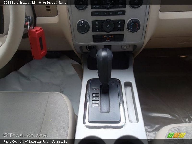 White Suede / Stone 2011 Ford Escape XLT