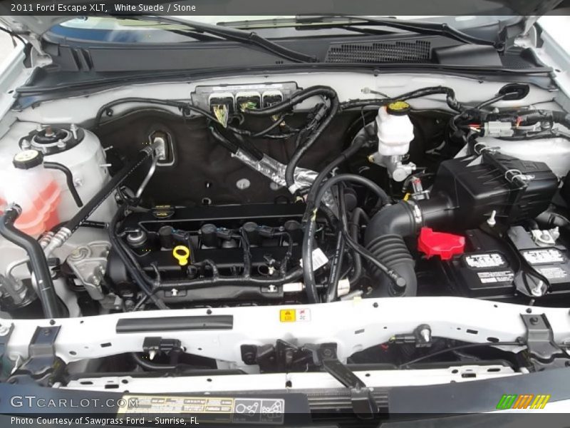 White Suede / Stone 2011 Ford Escape XLT