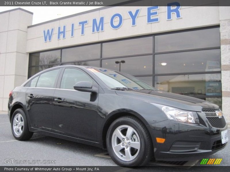 Black Granite Metallic / Jet Black 2011 Chevrolet Cruze LT