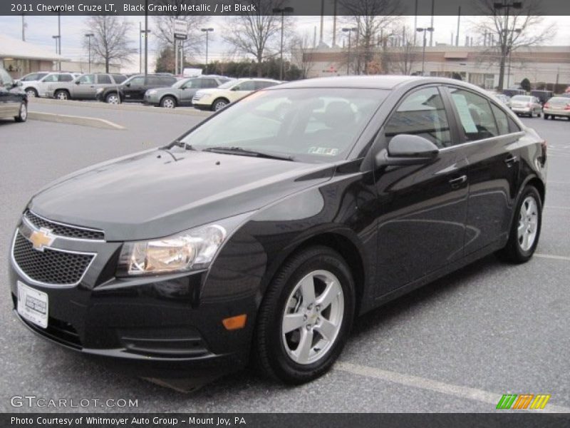 Black Granite Metallic / Jet Black 2011 Chevrolet Cruze LT