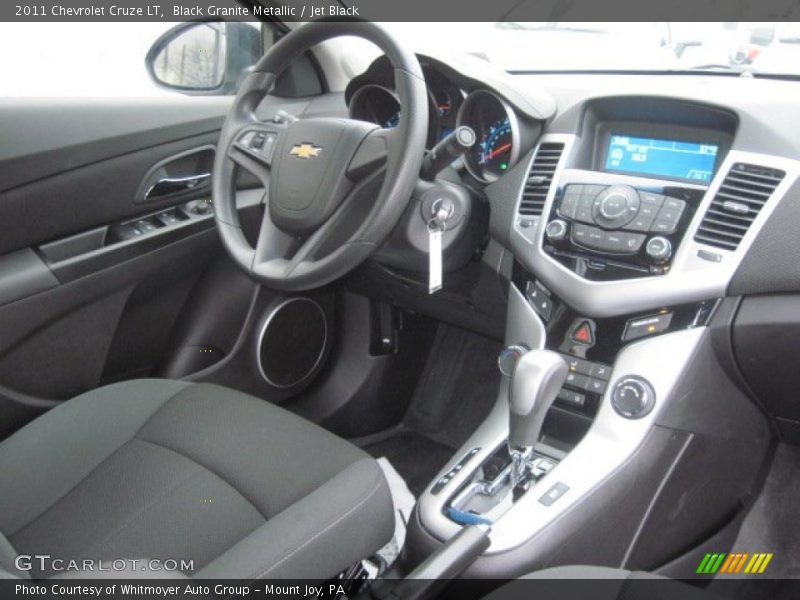 Black Granite Metallic / Jet Black 2011 Chevrolet Cruze LT