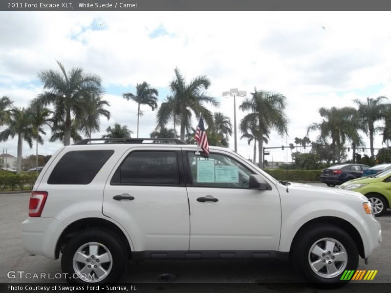 White Suede / Camel 2011 Ford Escape XLT