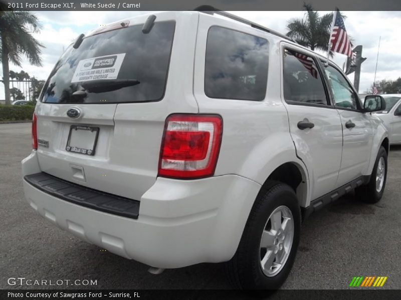 White Suede / Camel 2011 Ford Escape XLT
