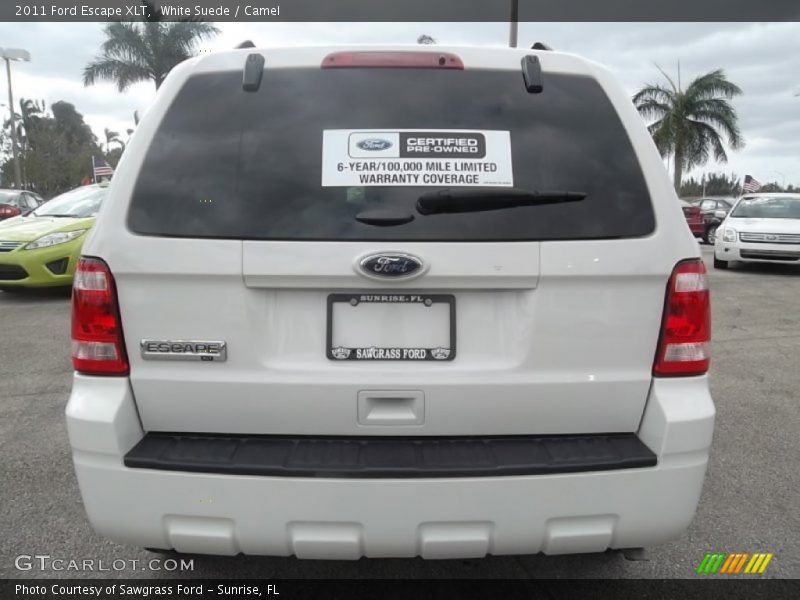 White Suede / Camel 2011 Ford Escape XLT