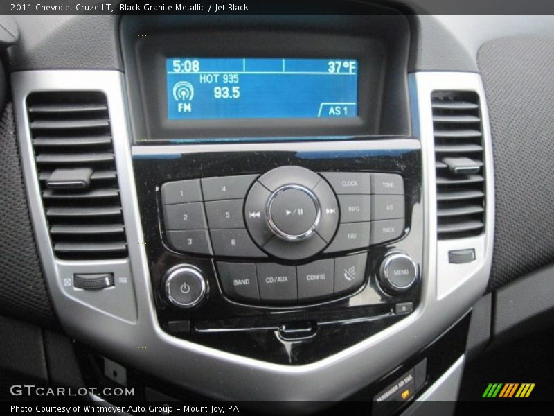 Black Granite Metallic / Jet Black 2011 Chevrolet Cruze LT