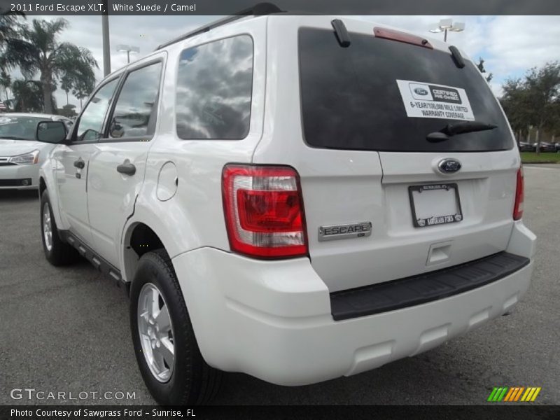 White Suede / Camel 2011 Ford Escape XLT
