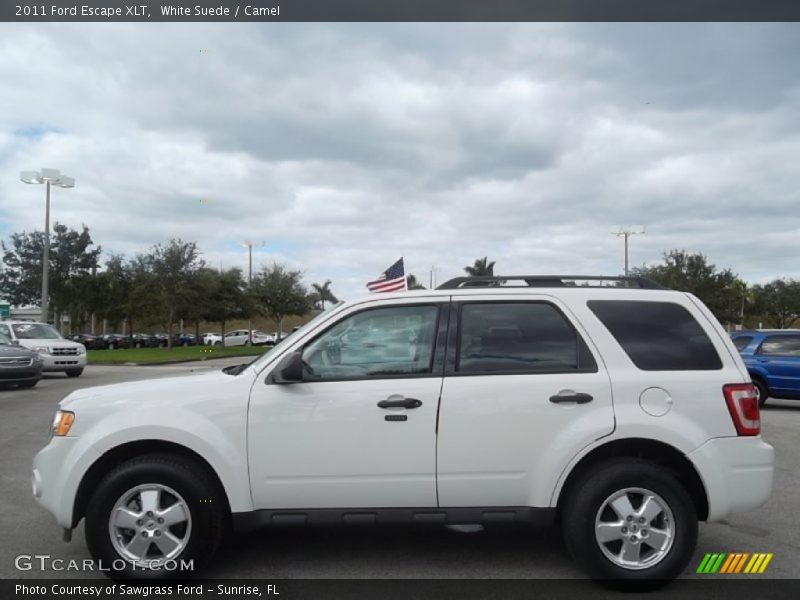 White Suede / Camel 2011 Ford Escape XLT