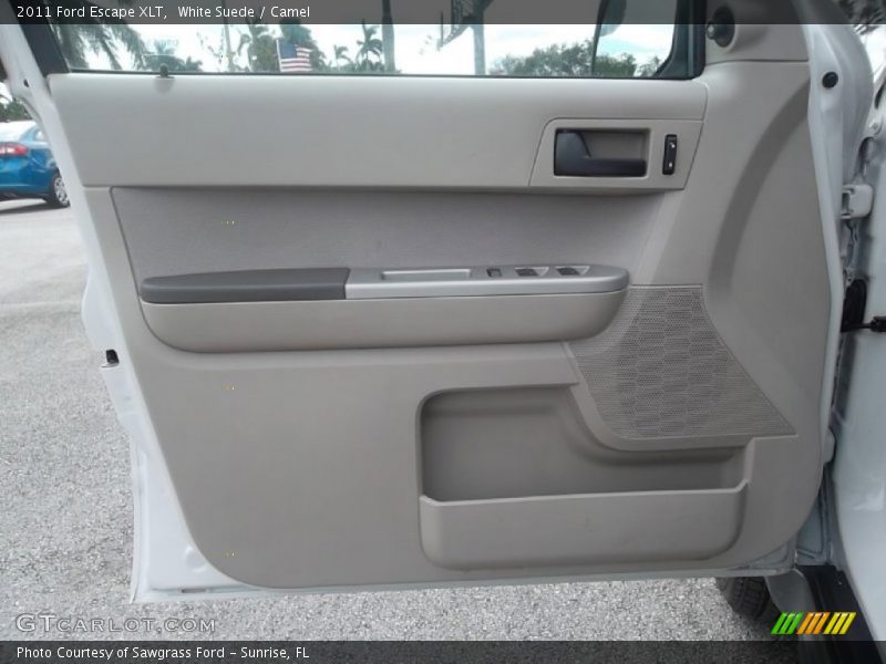 White Suede / Camel 2011 Ford Escape XLT