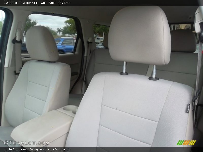 White Suede / Camel 2011 Ford Escape XLT